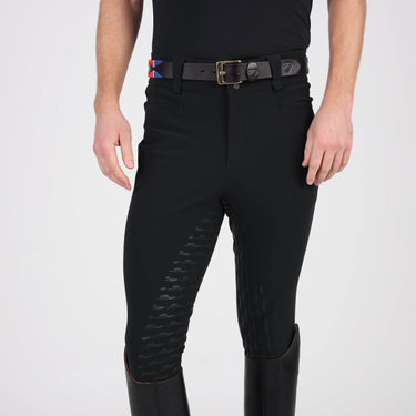 Shires Aubrion Black Optima MX-FG Breeches - Mens| Online For Equine