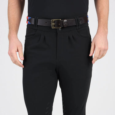 Shires Aubrion Black Optima MX-LG Breeches - Mens| Online For Equine