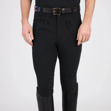 Shires Aubrion Black Optima MX-LG Breeches - Mens| Online For Equine