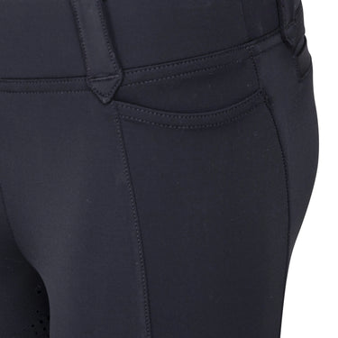 Shires Aubrion Black Optima MX Riding Tights - Young Rider| Online For Equine