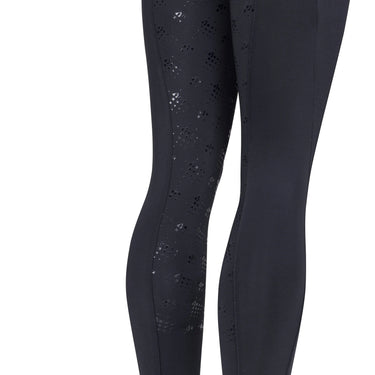 Shires Aubrion Black Optima MX Riding Tights - Young Rider| Online For Equine