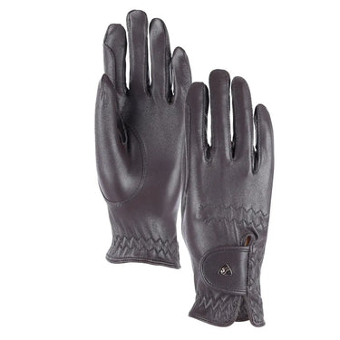 Buy Shires Aubrion Brown Estade Childs Riding Gloves| Online for Equine