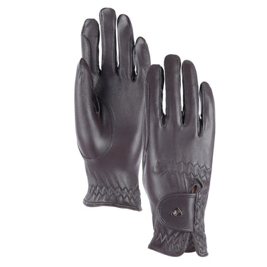 Buy Shires Aubrion Brown Estade Childs Riding Gloves| Online for Equine