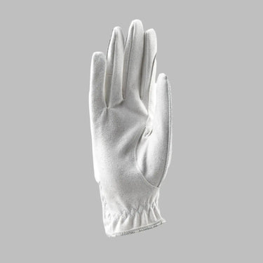 Buy the Shires Aubrion White Aachen Riding Gloves | Online for Equine