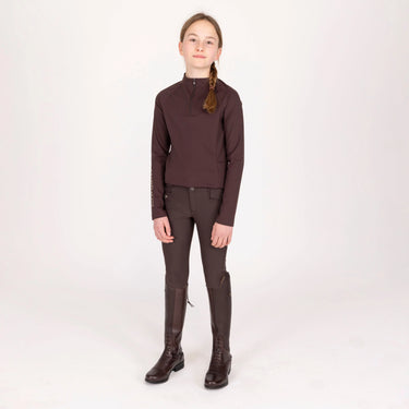 Shires Aubrion Equestrian Breeches - Young Rider Espresso| Online For Equine