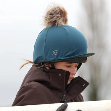 Shires Aubrion Equestrian Hat Cover Estate Blue| Online For Equine