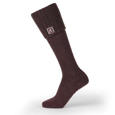 Shires Aubrion Equestrian Knit Boot Socks Espresso| Online For Equine
