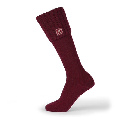 Shires Aubrion Equestrian Knit Boot Socks Port| Online For Equine