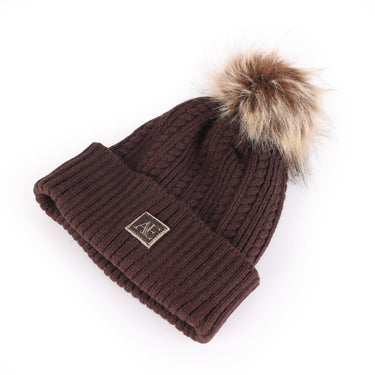 Shires Aubrion Equestrian Knit Hat Espresso| Online For Equine