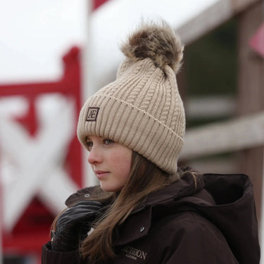 Shires Aubrion Equestrian Knit Hat Oat| Online For Equine