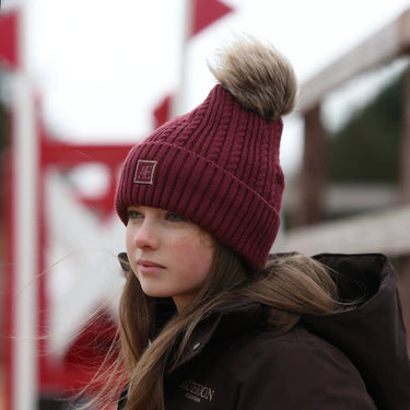 Shires Aubrion Equestrian Knit Hat Port| Online For Equine