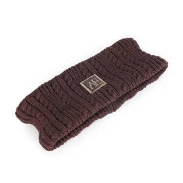 Shires Aubrion Equestrian Knit Head Band Espresso| Online For Equine