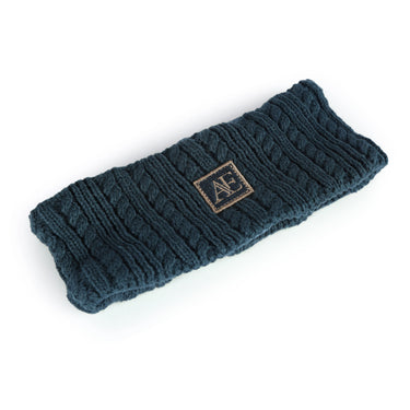 Shires Aubrion Equestrian Knit Head Band Estate Blue| Online For Equine