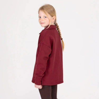 Shires Aubrion Equestrian Quarter Zip Sweater - Young Rider Port| Online For Equine