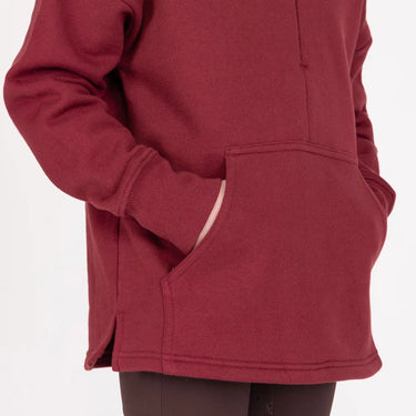 Shires Aubrion Equestrian Quarter Zip Sweater - Young Rider Port| Online For Equine