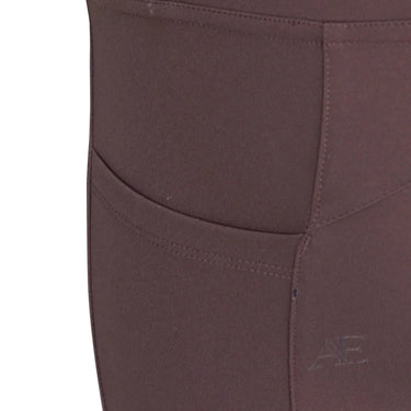 Shires Aubrion Equestrian Riding Winter Tights - Young Rider Espresso| Online For Equine