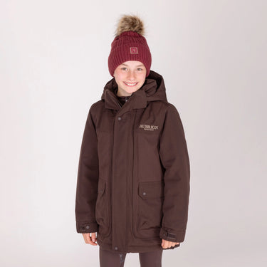 Shires Aubrion Equestrian Winter Coat - Young Rider Espresso| Online For Equine