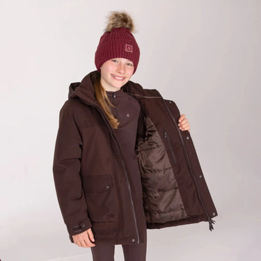 Shires Aubrion Equestrian Winter Coat - Young Rider Espresso| Online For Equine