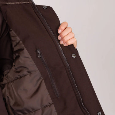 Shires Aubrion Equestrian Winter Coat - Young Rider Espresso| Online For Equine