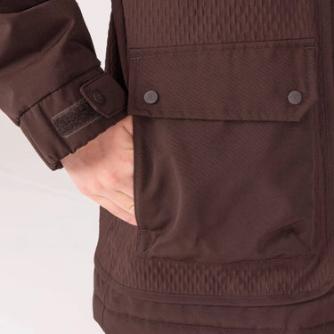 Shires Aubrion Equestrian Winter Coat - Young Rider Espresso| Online For Equine