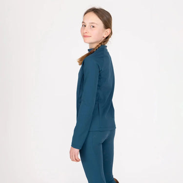 Shires Aubrion Equestrian Winter Long Sleeve Base Layer - Young Rider Estate Blue| Online For Equine