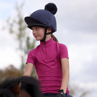 Shires Aubrion Fuchsia React Short Sleeve Base Layer - Young Rider| Online For Equine