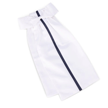 Shires Aubrion Hampton Ready Tied Stock Navy| Online For Equine