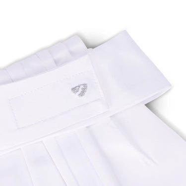 Shires Aubrion Hampton Ready Tied Stock White| Online For Equine