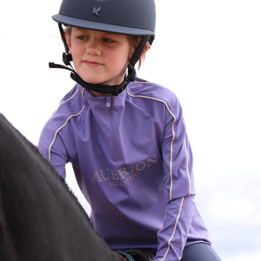 Shires Aubrion Heather Equestrian Long Sleeve Base Layer -Young Rider| Online For Equine