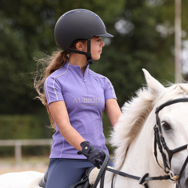Shires Aubrion Heather Equestrian Short Sleeve Base Layer -Young Rider| Online For Equine