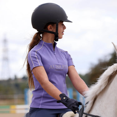Shires Aubrion Heather Equestrian Short Sleeve Base Layer -Young Rider| Online For Equine