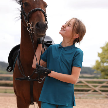 Shires Aubrion Kingfisher React Tech Polo - Young Rider| Online For Equine