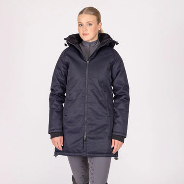 Shires Aubrion Ladies Eltar Mid Length Waterproof Coat Black| Online For Equine