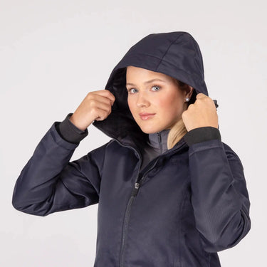 Shires Aubrion Ladies Eltar Mid Length Waterproof Coat Black| Online For Equine