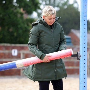 Shires Aubrion Ladies Eltar Mid Length Waterproof Coat Khaki| Online For Equine