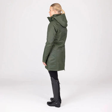 Shires Aubrion Ladies Eltar Mid Length Waterproof Coat Khaki| Online For Equine