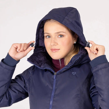 Shires Aubrion Ladies Eltar Mid Length Waterproof Coat Navy| Online For Equine