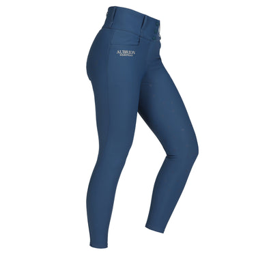 Shires Aubrion Ladies Equestrian Breeches Estate Blue| Online For Equine