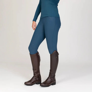 Shires Aubrion Ladies Equestrian Breeches Estate Blue| Online For Equine