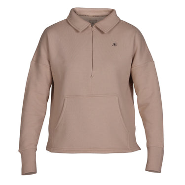 Shires Aubrion Ladies Equestrian Quarter Zip Sweater Oat| Online For Equine