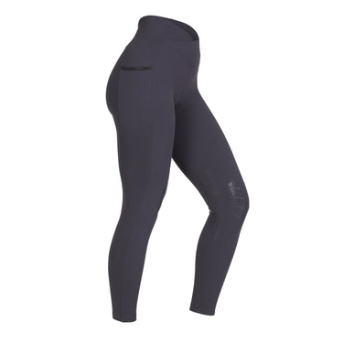 Shires Aubrion Ladies React Crossover Riding Tight Charcoal| Online For Equine