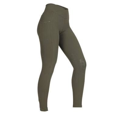 Shires Aubrion Ladies React Crossover Riding Tight Khaki| Online For Equine