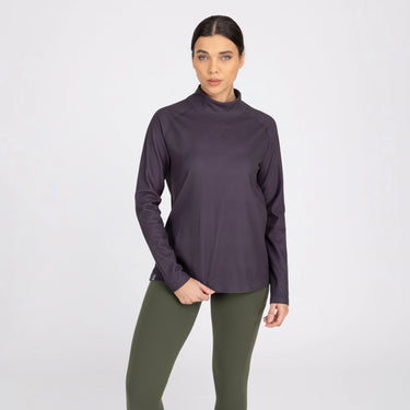 Shires Aubrion Ladies React Relaxed Base Layer Charcoal| Online For Equine