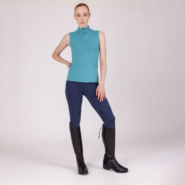 Shires Aubrion Ladies React Rhythm Riding Tights Midnight| Online For Equine