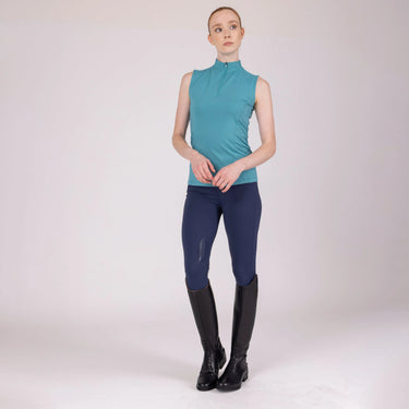 Shires Aubrion Ladies React Rhythm Riding Tights Midnight| Online For Equine