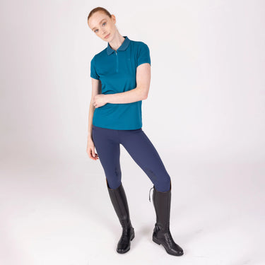 Shires Aubrion Ladies React Rhythm Riding Tights Midnight| Online For Equine