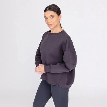Shires Aubrion Ladies React Sweatshirt Charcoal| Online For Equine