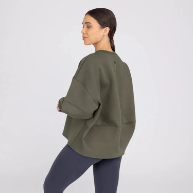 Shires Aubrion Ladies React Sweatshirt Khaki| Online For Equine