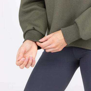 Shires Aubrion Ladies React Sweatshirt Khaki| Online For Equine