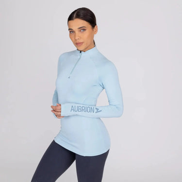 Shires Aubrion Ladies React Winter Base Layer Arctic Blue| Online For Equine